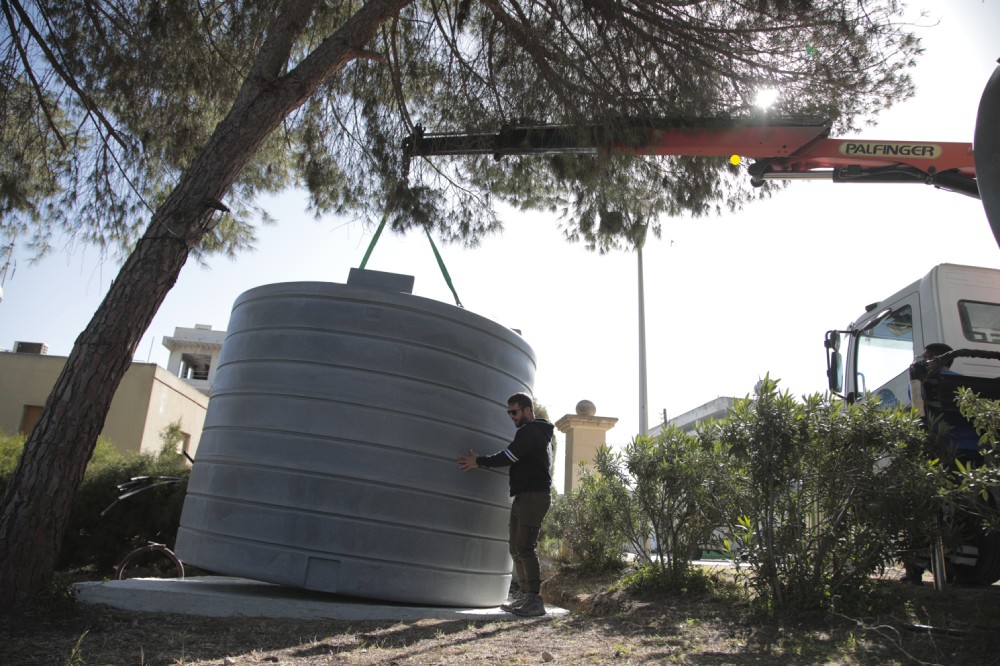 Από το έργο Αποστολή Νερό στο Πάρκο Αγλαντζιάς